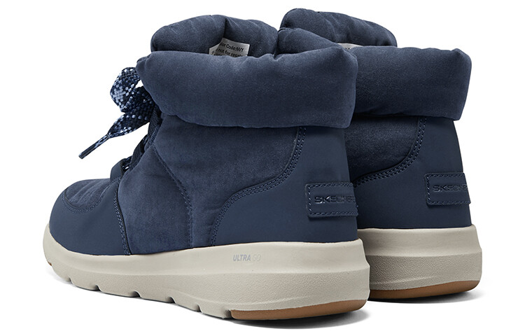 Зимние ботинки женские Skechers Glacial Ultra, темно-синий — фото 4