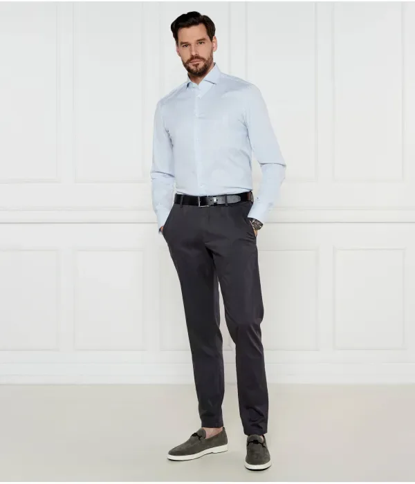 Футболка P-HANK-spread-C1-222 slim fit Boss, небесно-голубой — фото 2