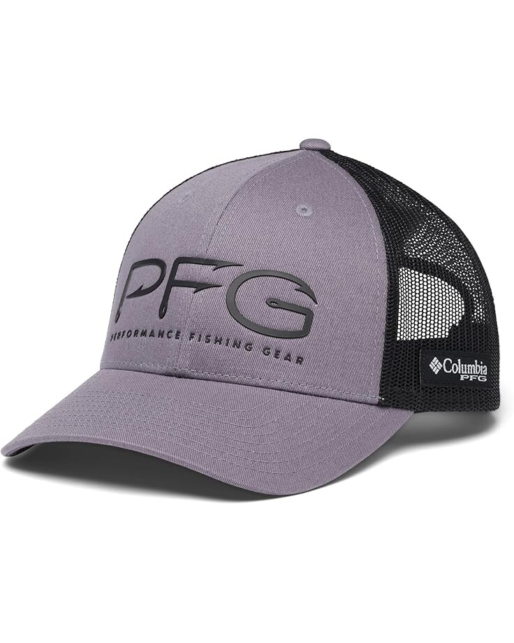 

Бейсболка Columbia PFG Mesh Snapback Hooks Ball Cap, цвет Grill Heather/Black