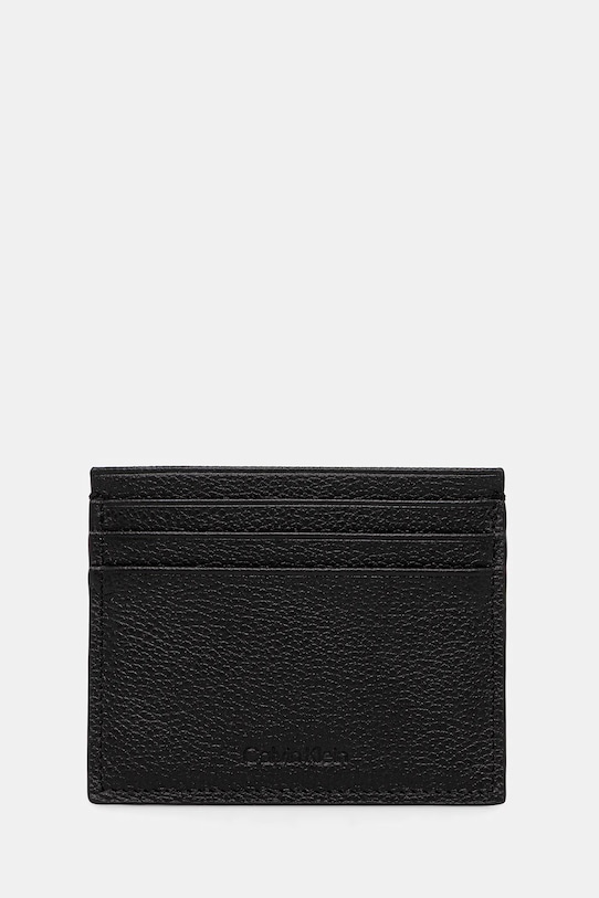 

Кожаный чехол для карт Calvin Klein, черный