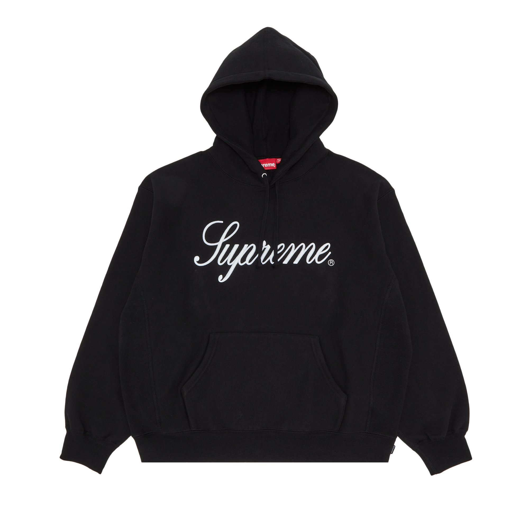 

Толстовка с капюшоном Supreme с рельефным рисунком, цвет Черный