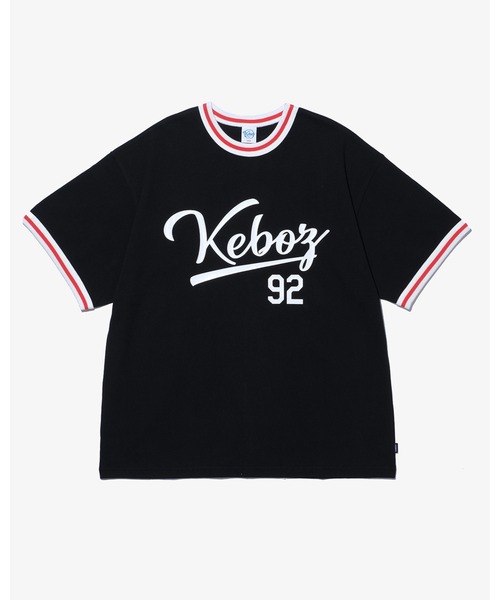 

Футболка, крой B92, принт Ringer, бренд KEBOZ, цвет черный