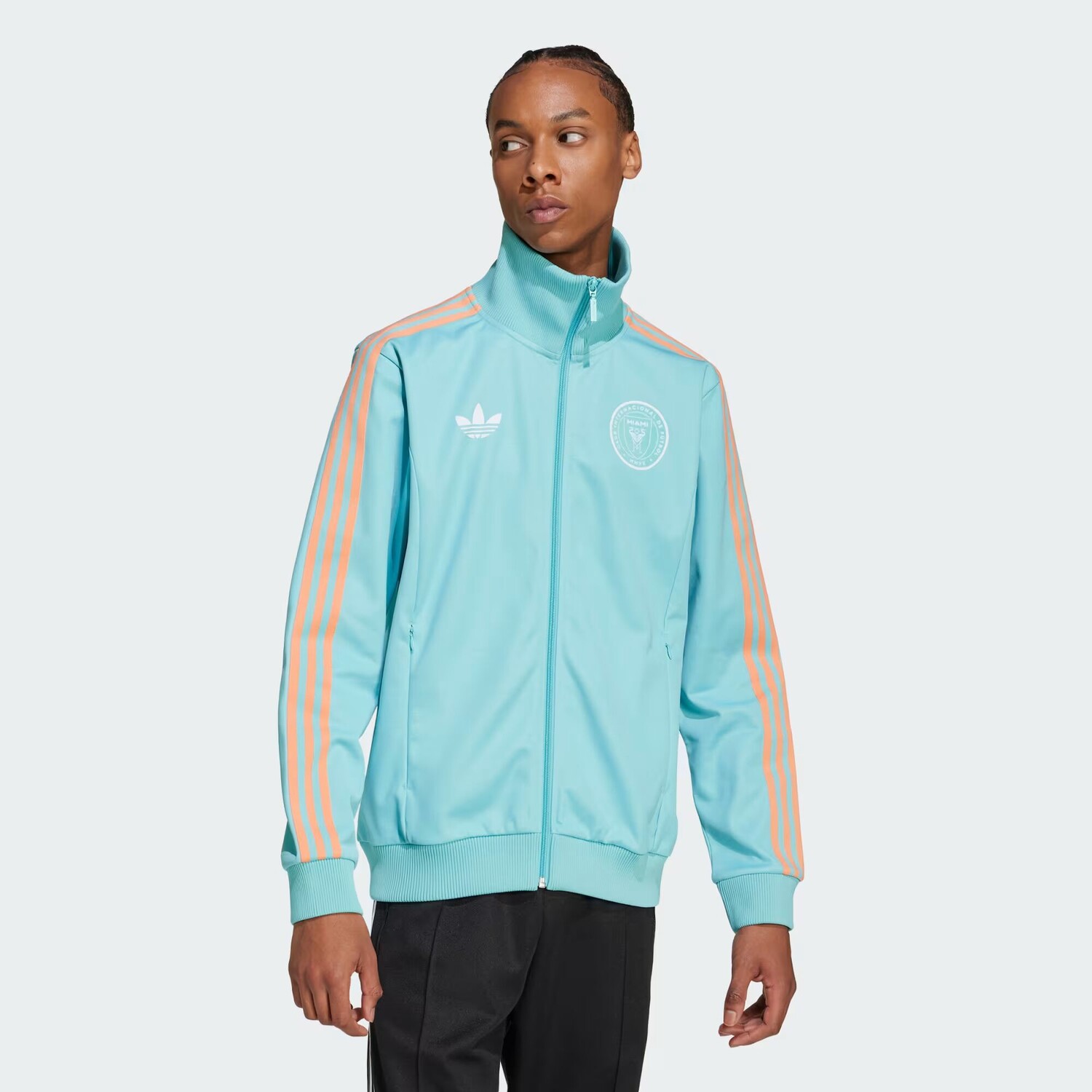 

Спортивная футболка Beckenbauer 2024 Inter Miami CF Adidas, цвет Easy Mint