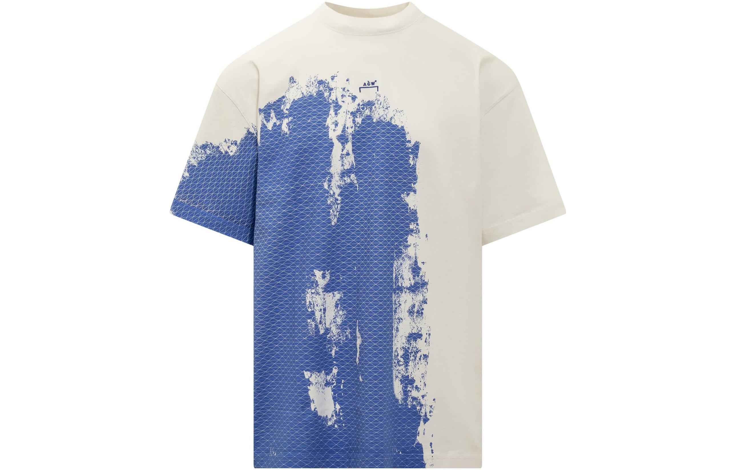 

Футболка с абстрактным принтом Brushstroke A-COLD-WALL*, белый