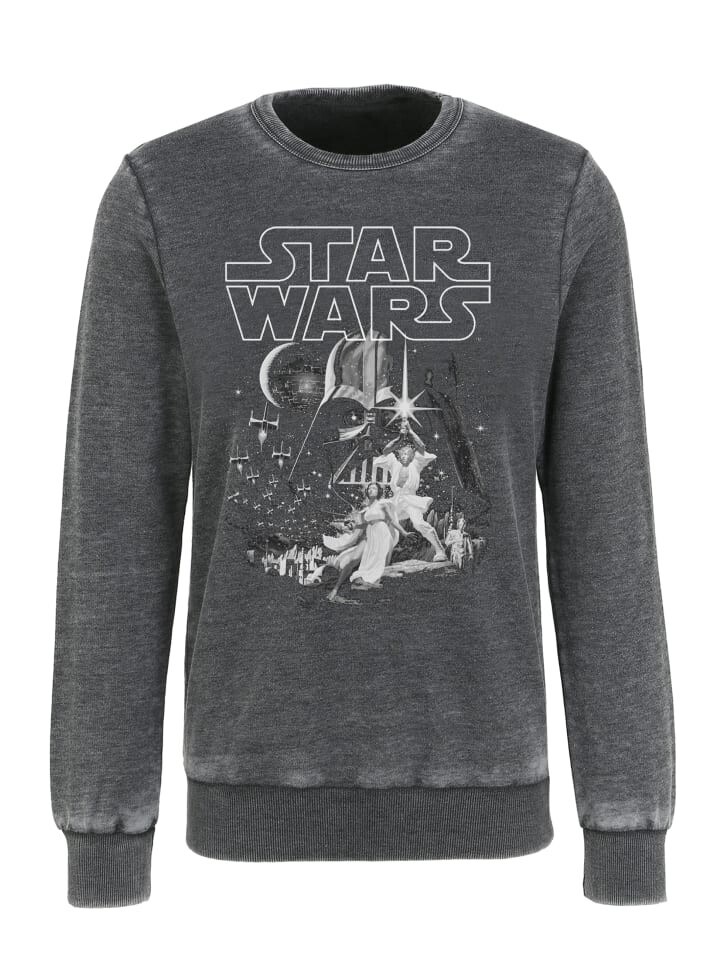 

Толстовка Re:Covered Sweatshirt Star Wars Tonal Classic PosterMid, серый