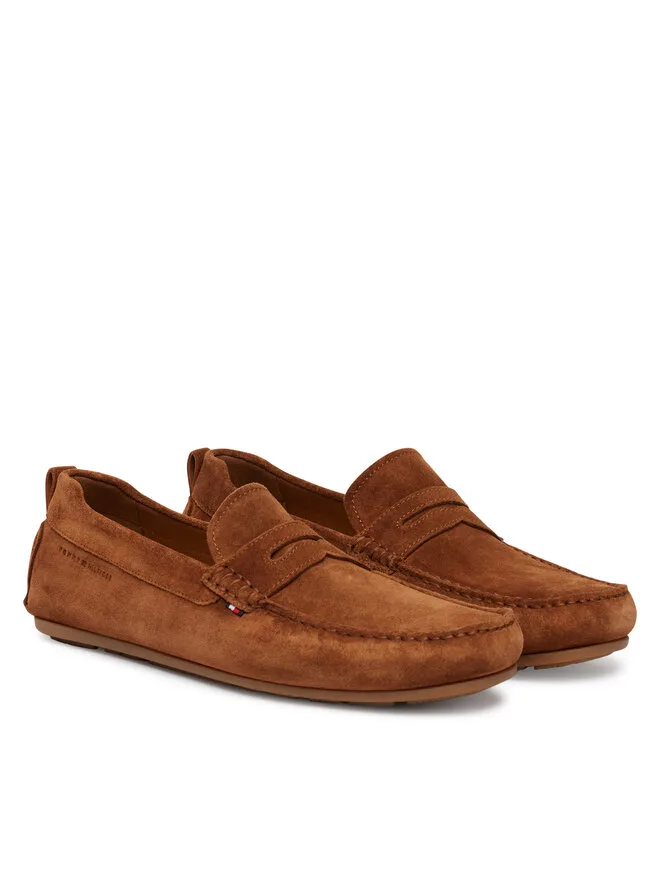 Tommy Hilfiger Мокасины Core Hilfiegr Suede Driver FM0FM05789 Ecru — фото 2