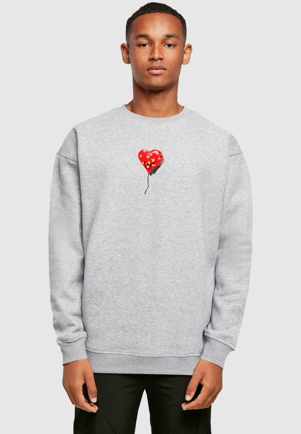 

Толстовка BANKSY - LOVE HURTS CREWNECK Merchcode, серый