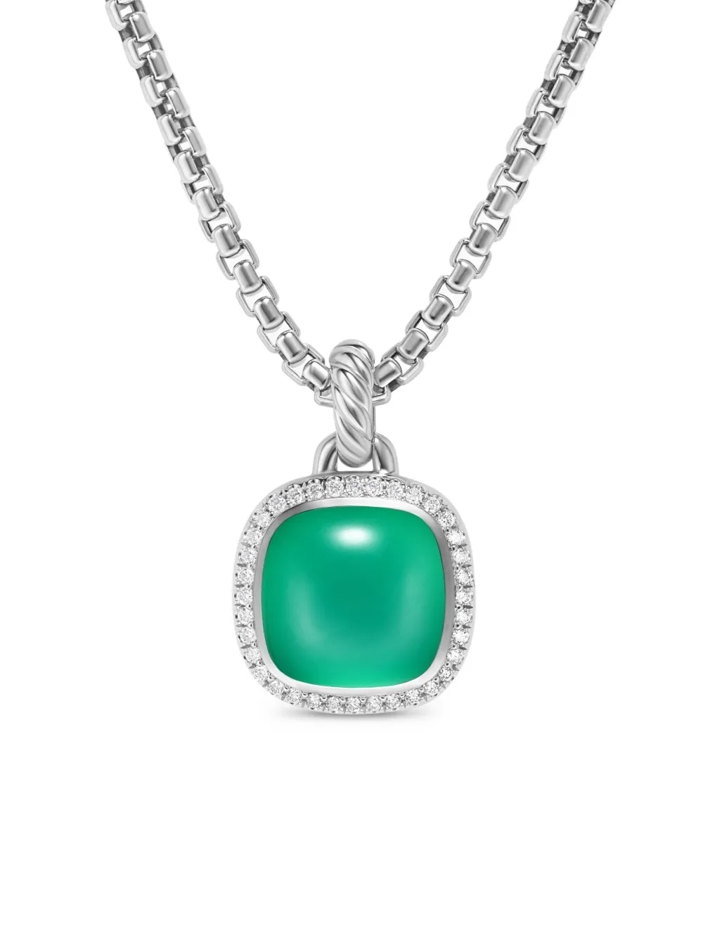 

Серебряная подвеска Albion с бриллиантами David Yurman, серебяный