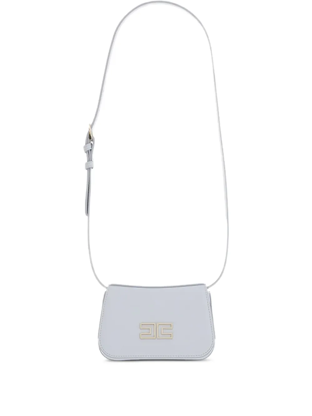 

Кроссбоди с ремешком и фирменной табличкой с логотипом Elisabetta Franchi La Mia Bambina, синий