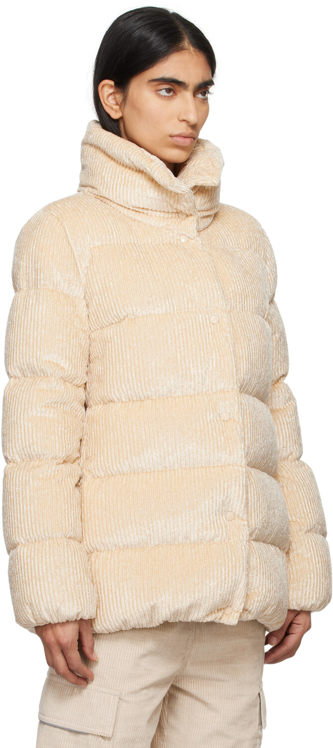 Короткая вельветовая куртка Cochevisse Moncler, желтый — фото 2