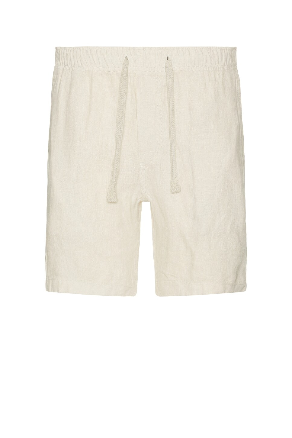 

Короткие льняные шорты essential Faherty, цвет rocky shell