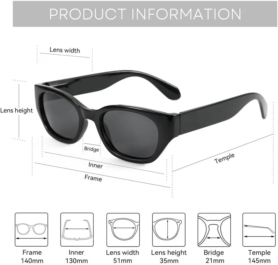 

Женские солнцезащитные очки с поляризованными линзами в форме бабочки, защита от УФ-излучения UV400, маленькие прямоугольные солнцезащитные очки KTUCN, 8