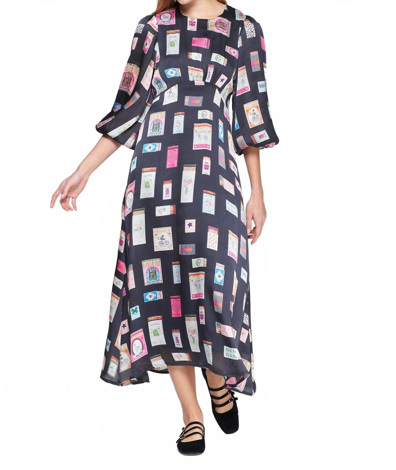 

Платье макси Eno в цвете "Сериллы" Vilagallo, cerillas