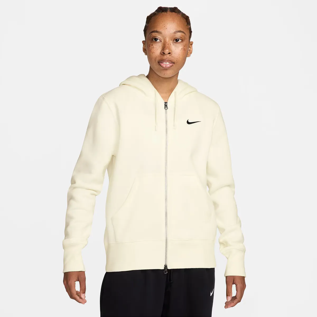 

Женская спортивная одежда Phoenix Fleece Свитшот Nike, белый