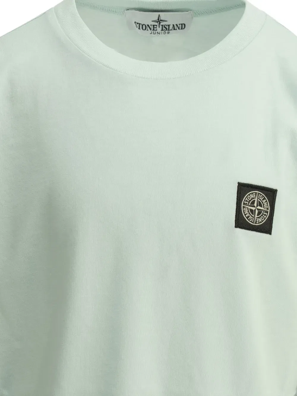 Футболка с нашивкой-логотипом Stone Island Junior, синий — фото 3