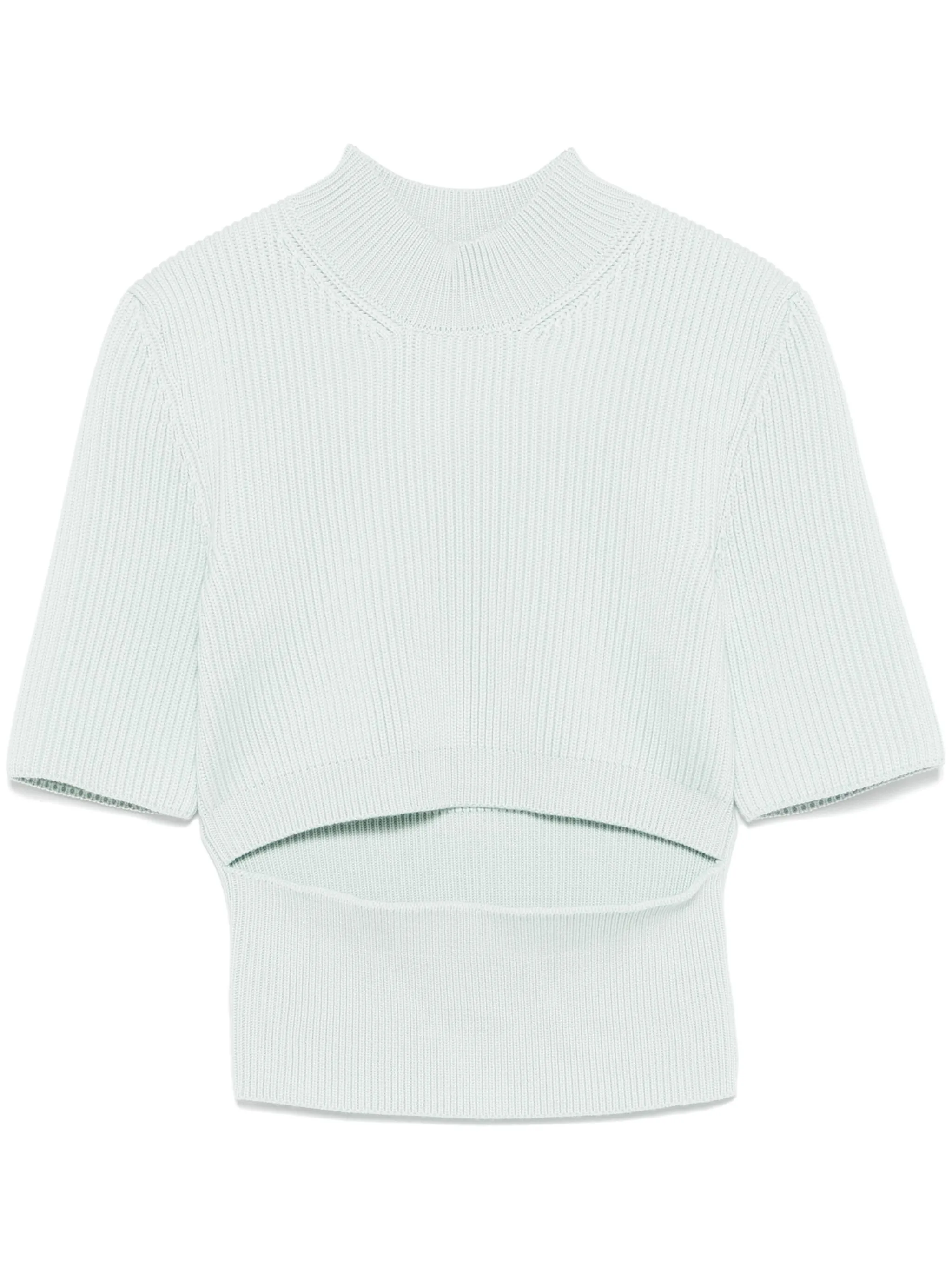 

Футболка в рубчик Alaïa, зеленый