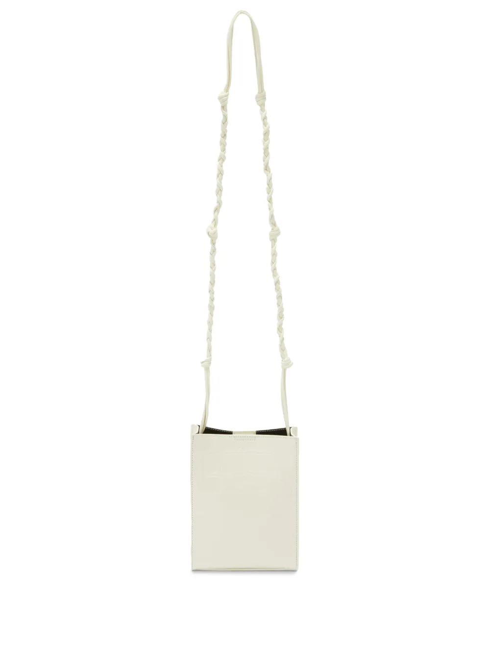 

Маленькая сумка через плечо Tangle JIL SANDER, белый