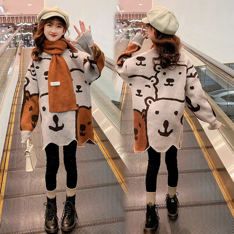 Детский свитер с круглым вырезом PROTECTCAMEL, Sweater — фото 4