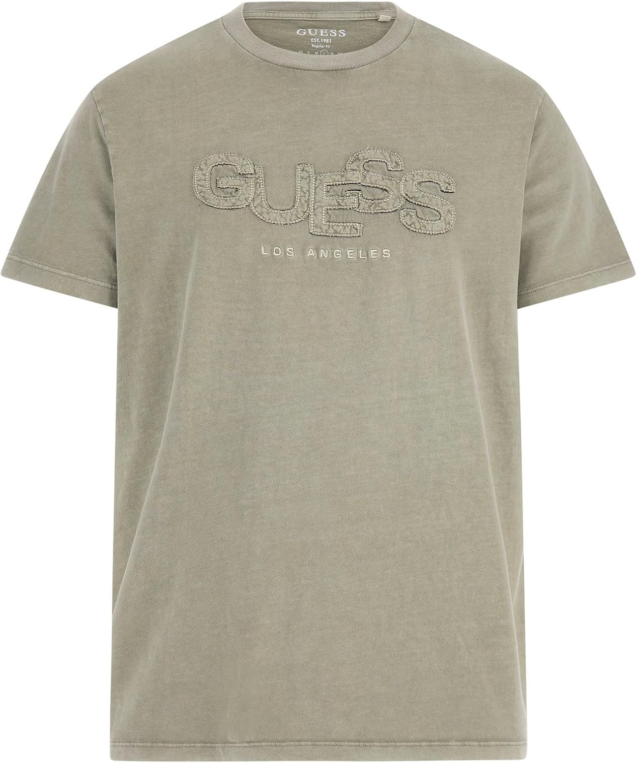 

Мужская футболка Guess Eco с коротким рукавом Guess Stack, Sage Plant Multi