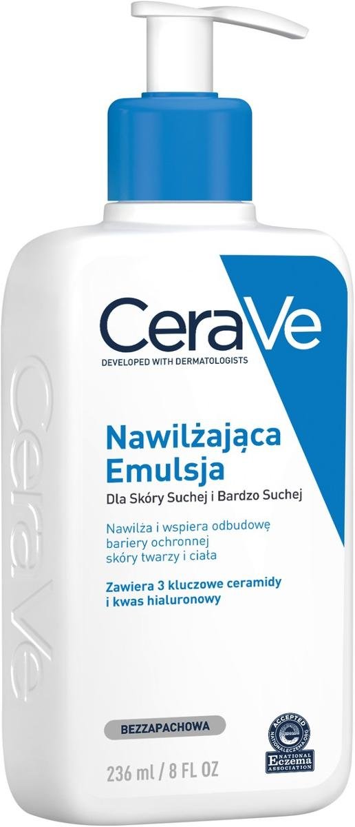 

CeraVe, увлажняющая эмульсия для лица и тела, 236 мл