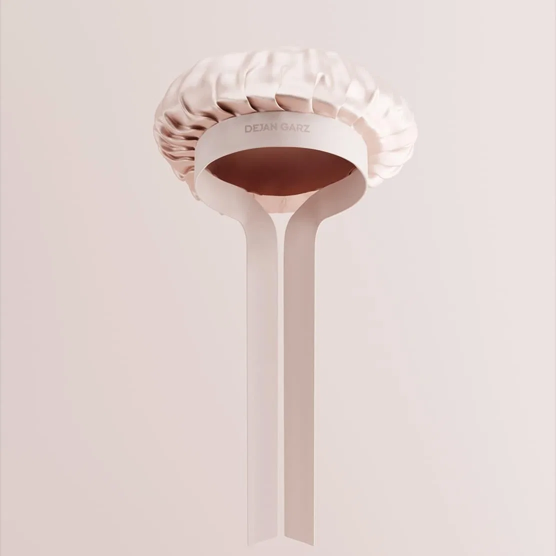 Атласная шапочка для сна DEJAN GARZ Satin Schlafhaube Dejan Garz, Cloud Beige — фото 3