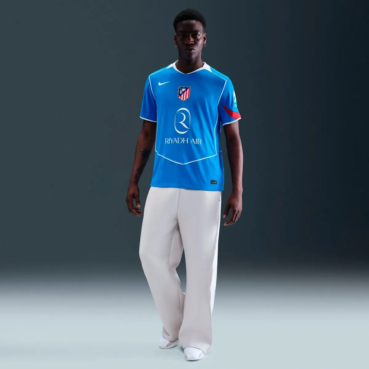 Мужская футболка третьей формы Atlético Madrid 2025-2026 Стадион Nike, синий — фото 3