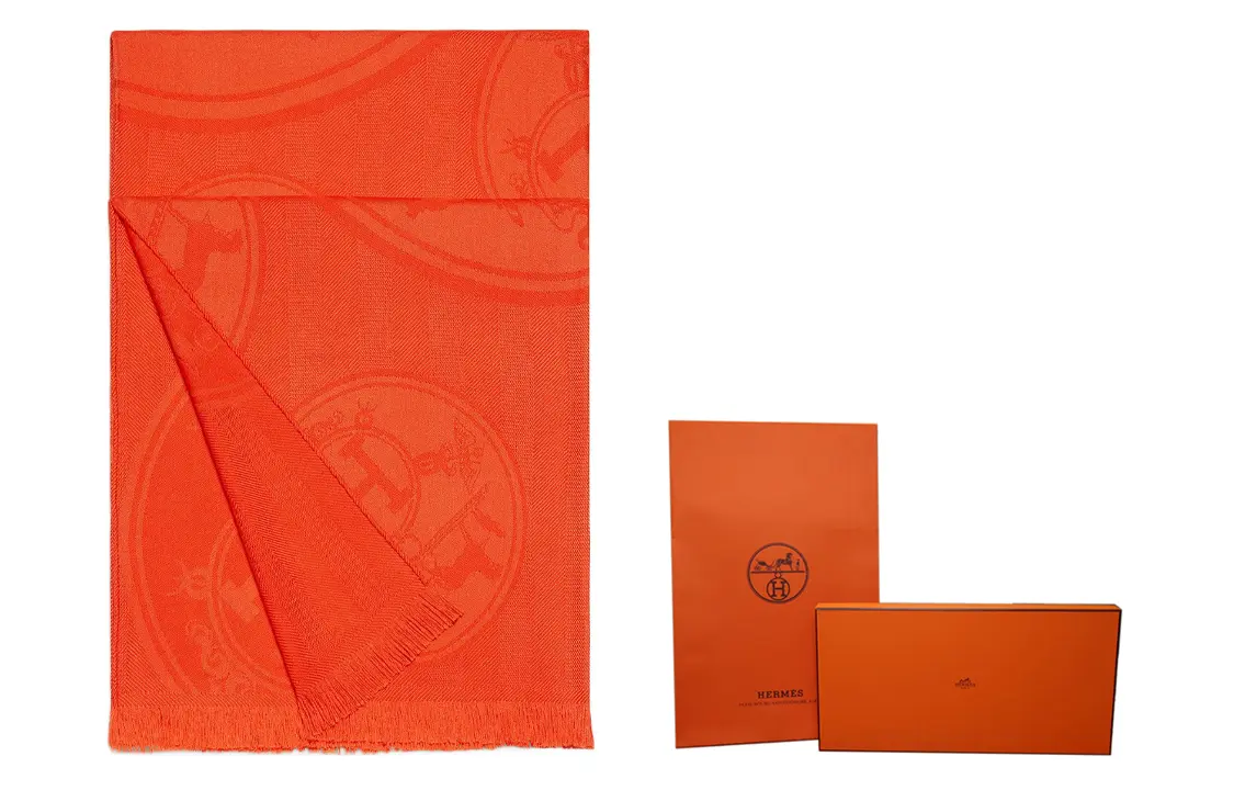 

Коллекция каллиграфии и печатей вязаные шарфы для женщин HERMES, shopping bag