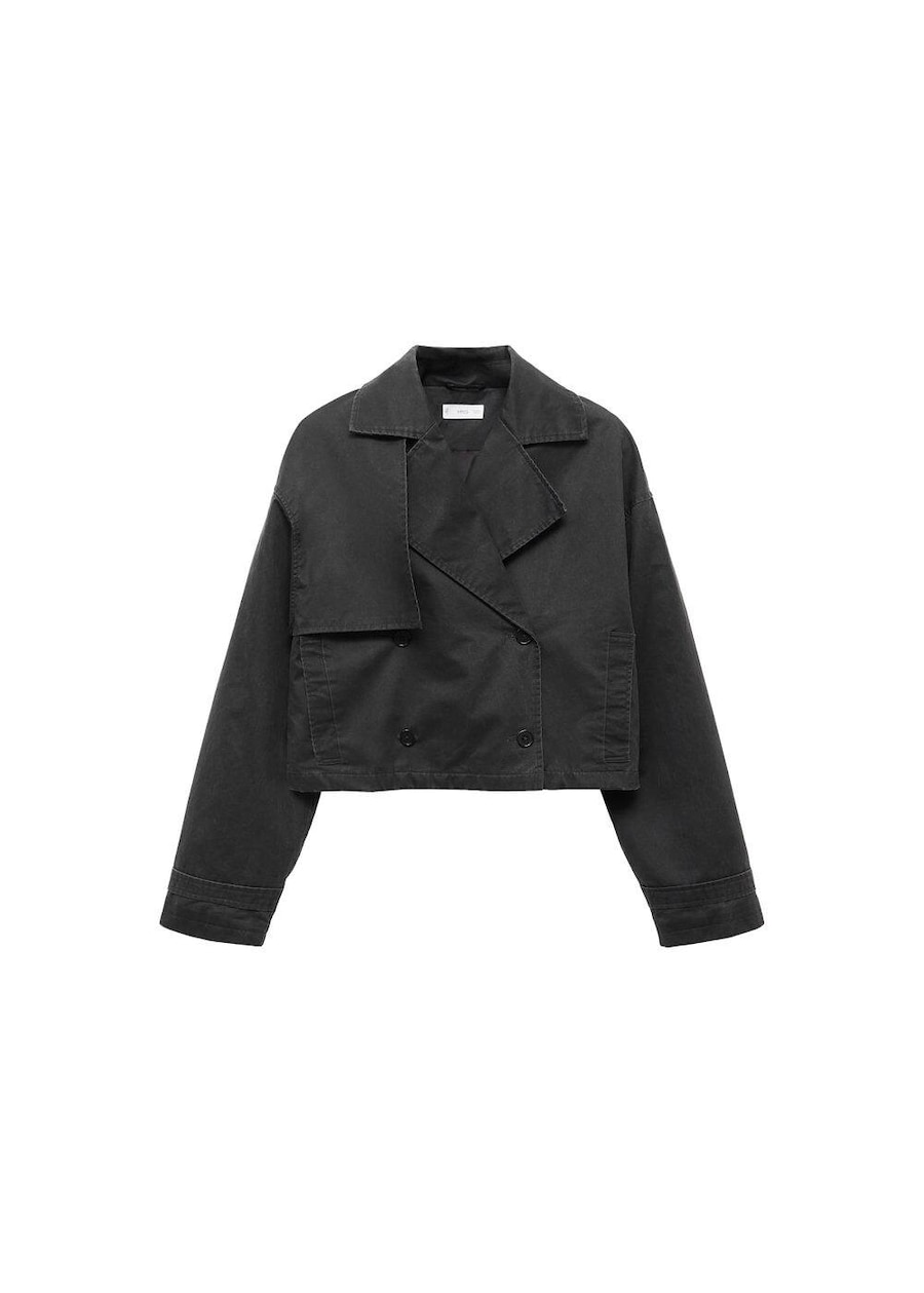 

Куртка межсезонная MANGO TEEN Avenue, антрацит