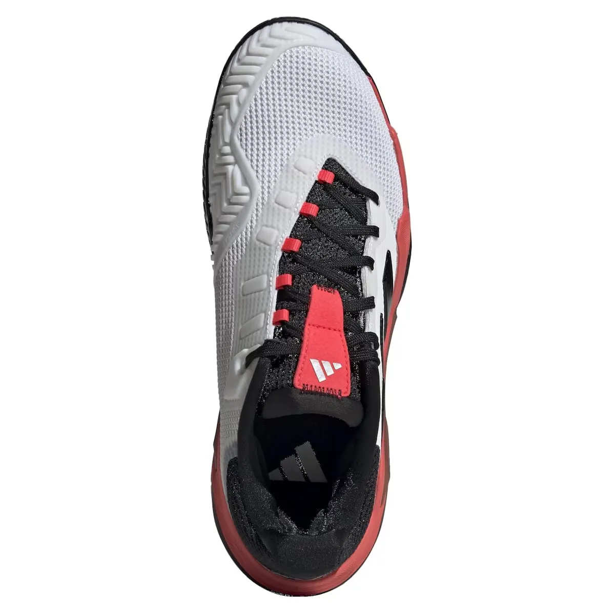 Мужские теннисные туфли Adidas BARRICADE, белый/красный — фото 4
