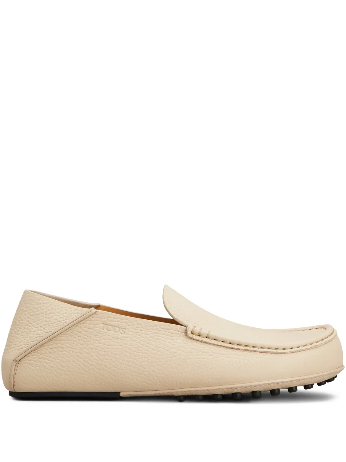 Лоферы с логотипом Tod's, кремовый