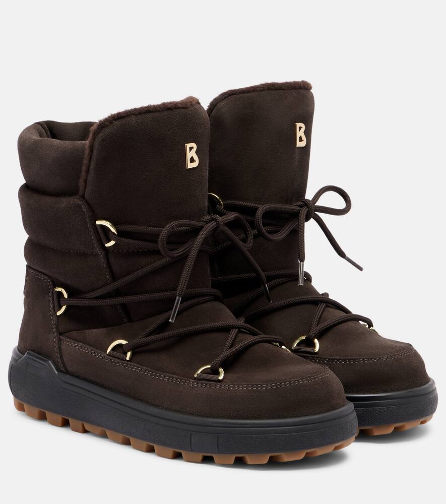 Ботинки Chamonix 11 до щиколотки из замши Bogner, Dark Brown