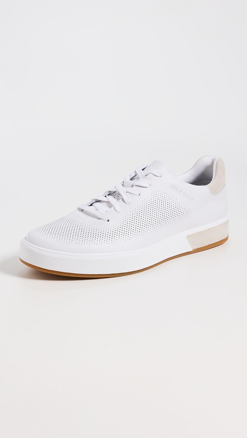 Мужские кроссовки Cole Haan Grandpro Angleace, Optic White/Silver Birch/Optic White — фото 2