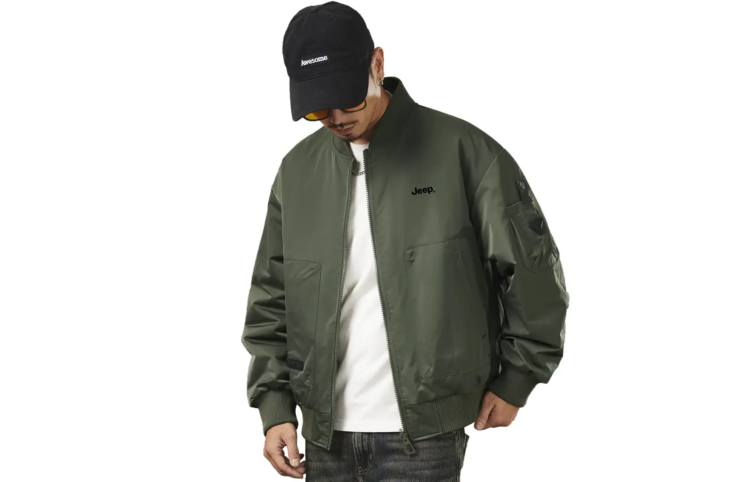 

Jeep Пуховик мужской, Green