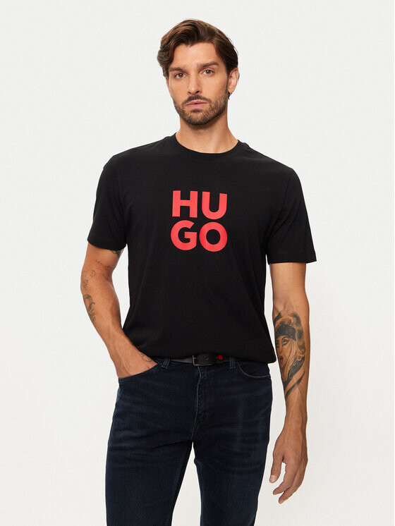 

Футболка стандартного кроя Hugo, черный