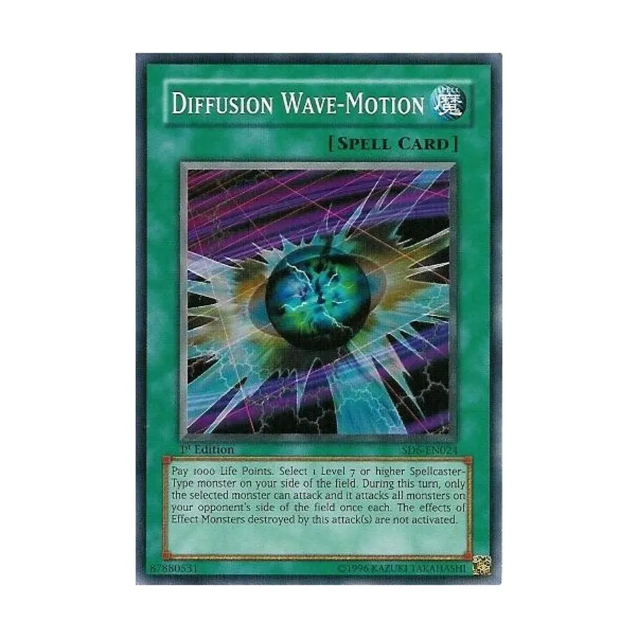

CCG Диффузионное волновое движение (обычное), Yu-Gi-Oh - Structure Deck - Spellcaster's Judgement - Singles