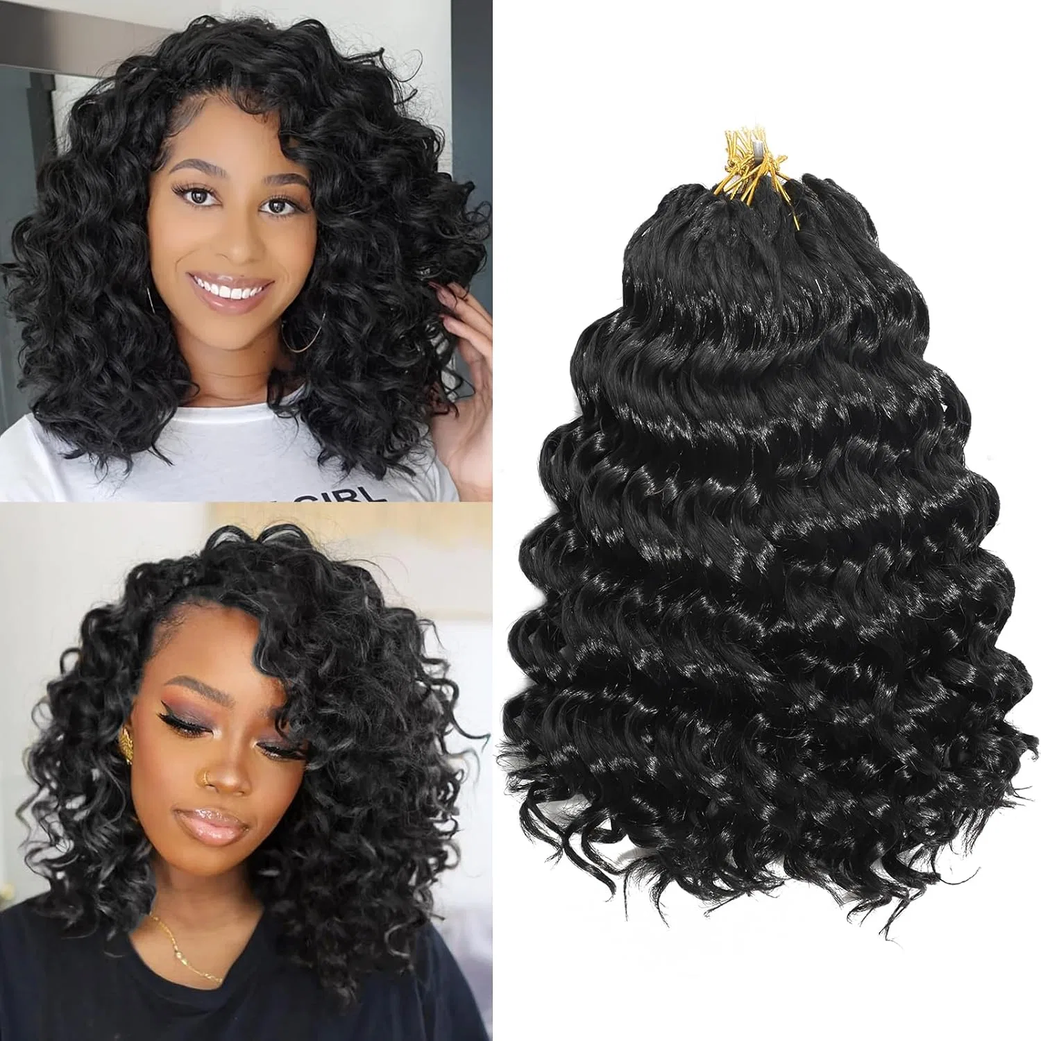 Наращивание волос Ocean Wave Crochet Hair Amlucks