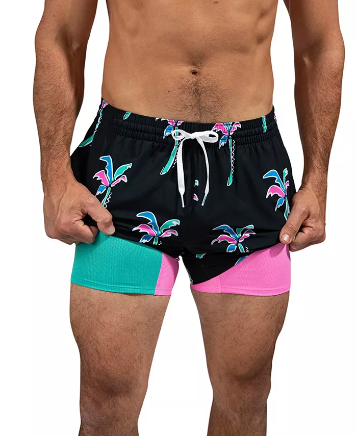 

Мужские плавки The Havana Nights Quick-Dry 5-1/2" с сетчатым боксерским лайнером Chubbies, черный