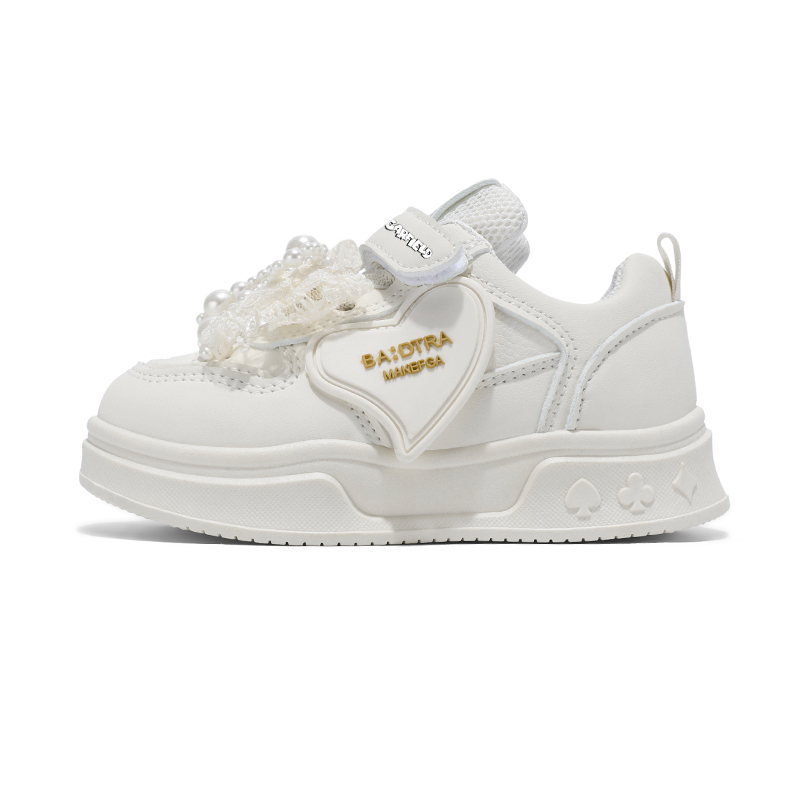 

Нескользящие, износостойкие, дышащие низкие детские кроссовки для повседневной носки JIAFEIMAO, экрю