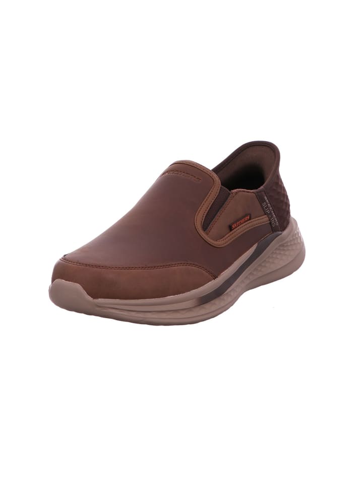 

Кроссовки на шнуровке Skechers, цвет charcoal/dark brown