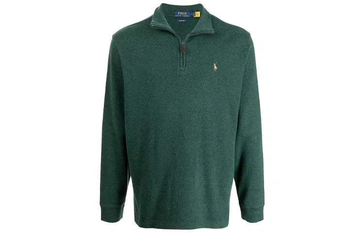 Свитер Polo Ralph Lauren Polo Pony Zipped зеленый