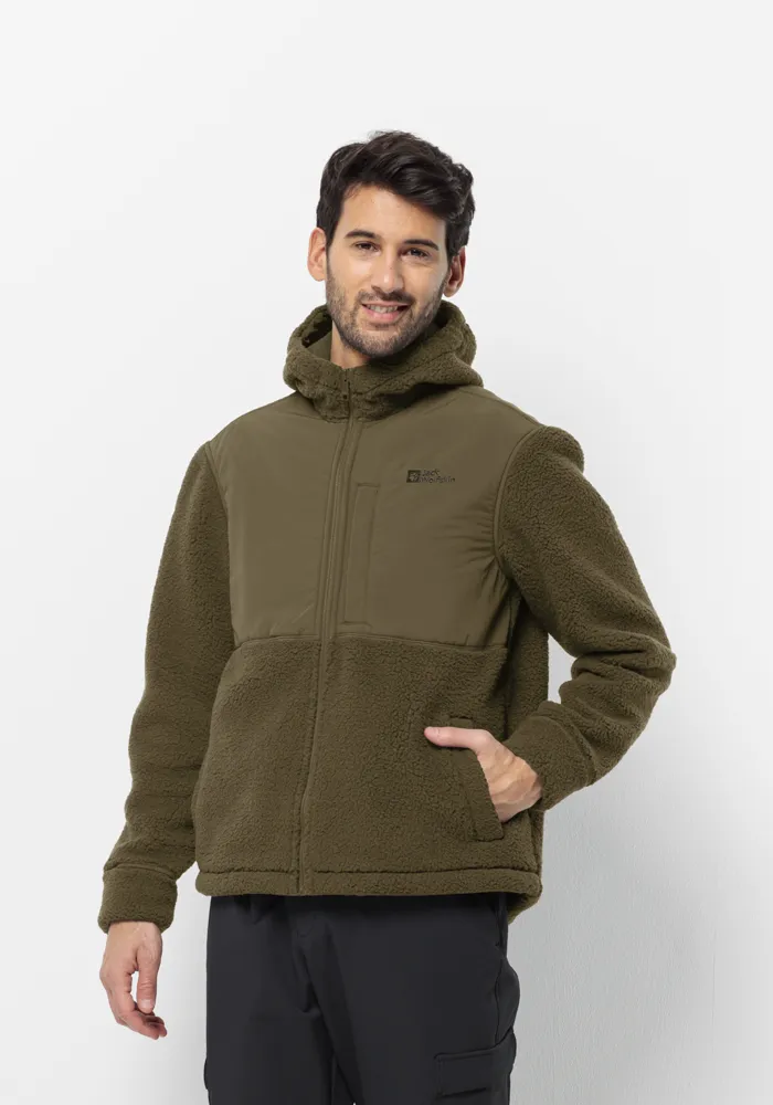 

Флисовая куртка Jack Wolfskin "FELSLICHT HOODED JKT M", с капюшоном, цвет Cottage