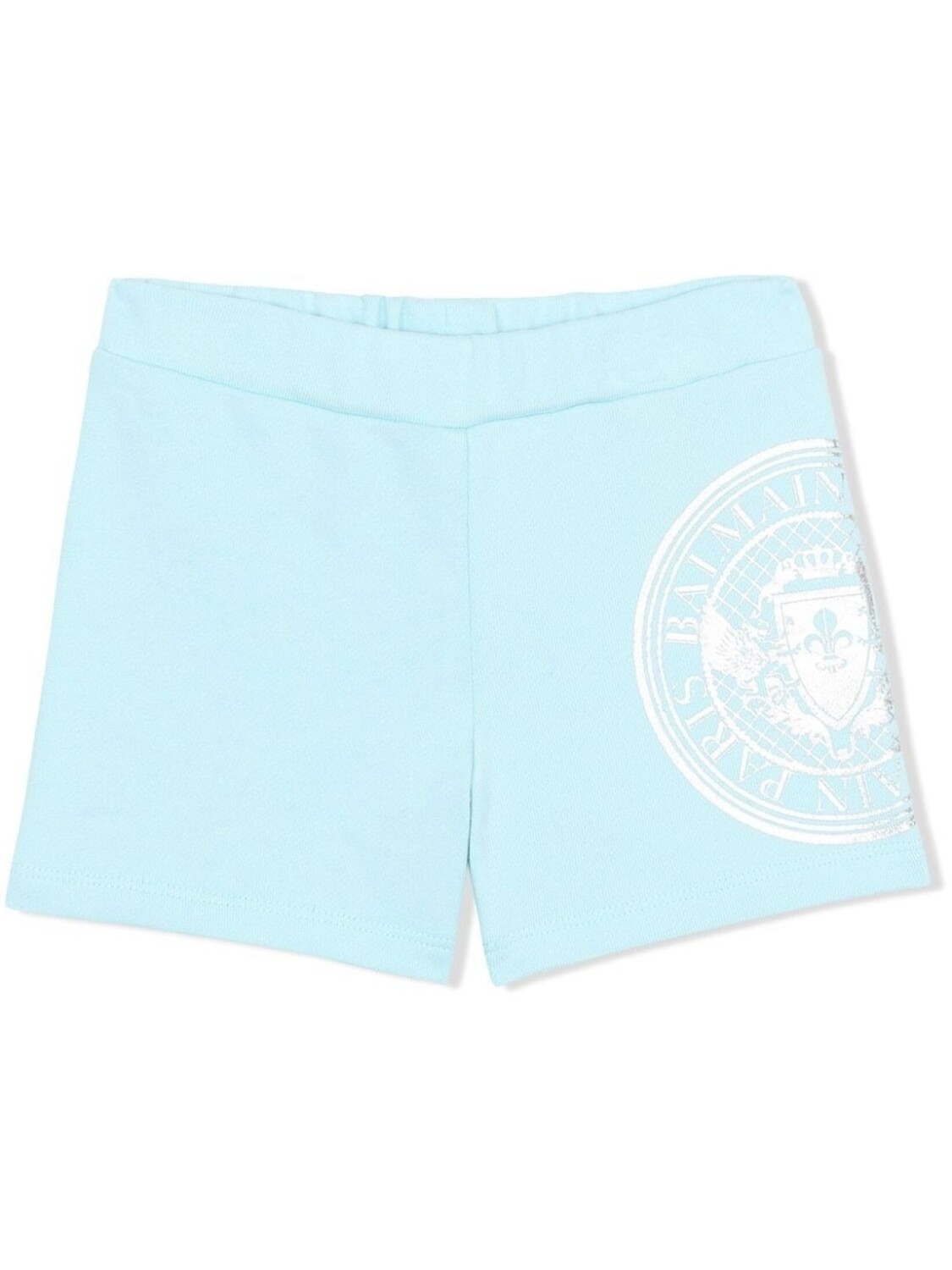 

Спортивные шорты с логотипом Balmain Kids, синий