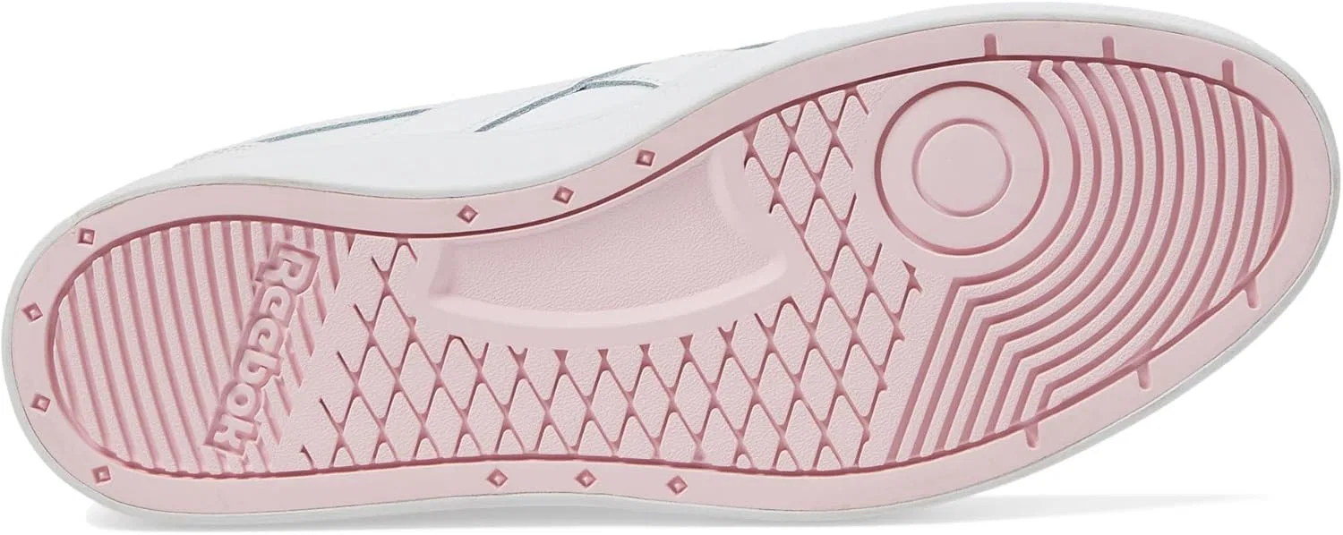 Кроссовки теннисные Reebok Court Advance, белый/розовый — фото 3