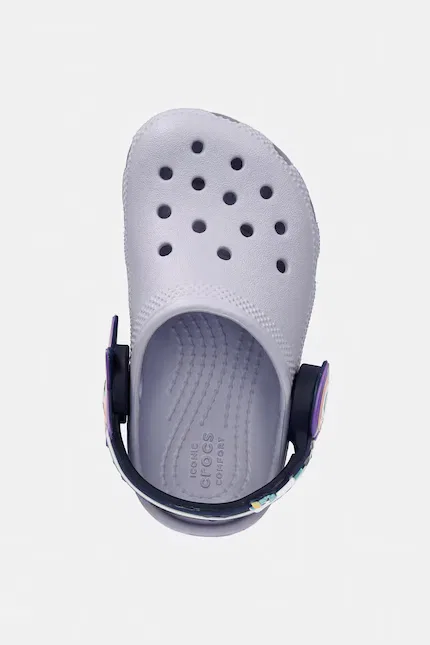 Шлепанцы детские с подсветкой Imagination Lights BKSTRP CLOG T Crocs, фиолетовый — фото 4