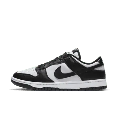 

Кроссовки Nike Dunk Low Retro, белый/черный