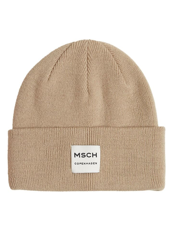 

Шапка MOSS COPENHAGEN Beanie Mojo, бежевый