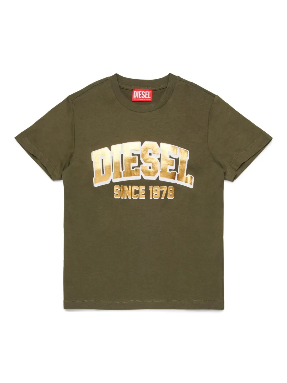 

Футболка с логотипом Diesel Kids, зеленый