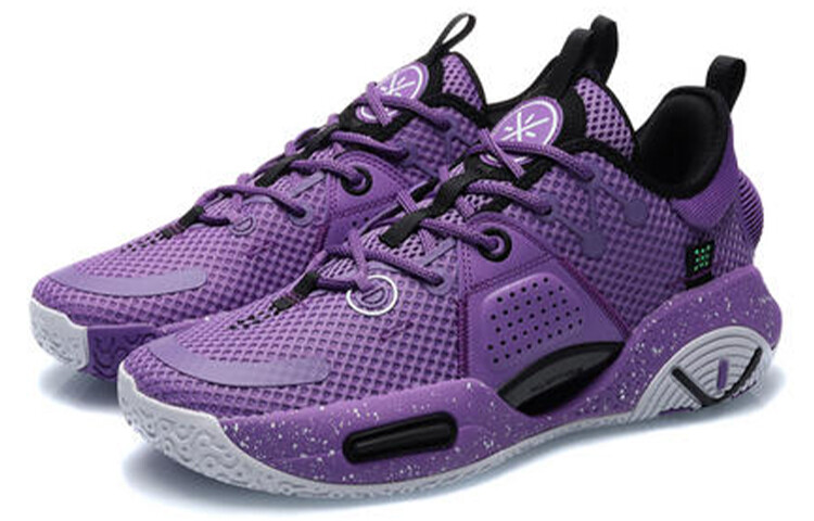 Баскетбольные кроссовки Citywide 9 V1.5 Youth Edition для детей GS Low-top Quartz Purple Lining — фото 3