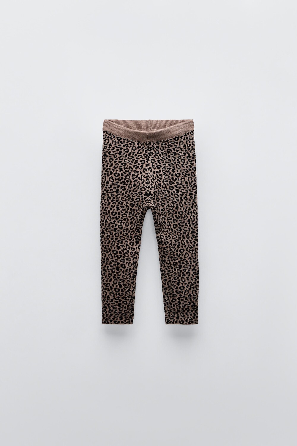 

Вязаные леггинсы ZARA, кэмел