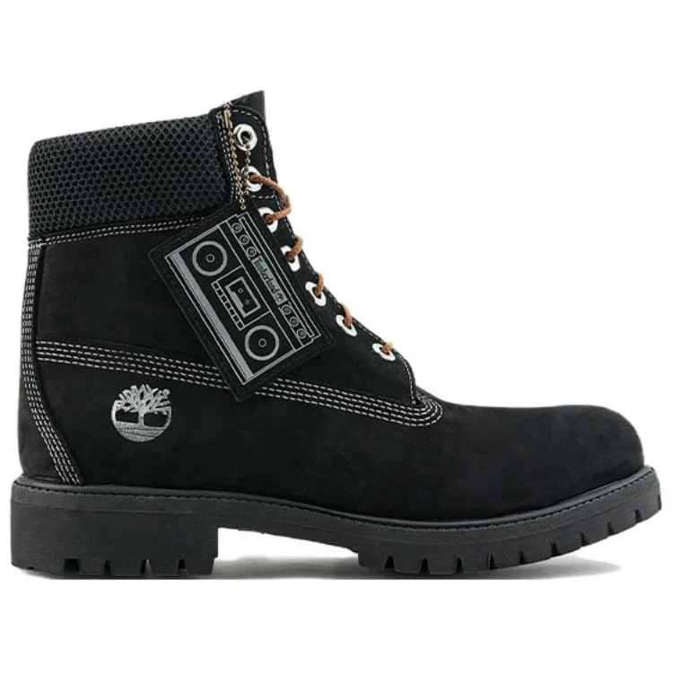 Timberland Ботинки Crew Combat на среднем каблуке мужские черные — фото 3